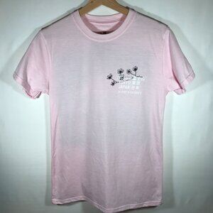 The Young & Wild Women's Small Pink Short Sleeve Shirt Mt. Fuji Tokyo Japan